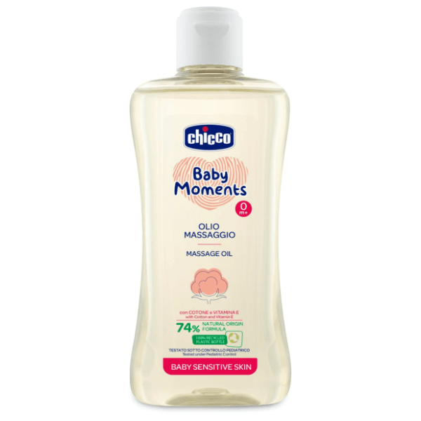CHICCO Baby moments ulje za masažu sensitive 200ml 0