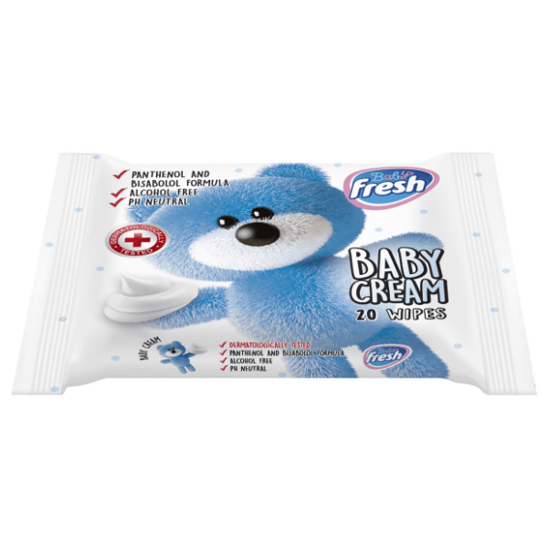 Vlažne maramice FRESH baby cream 20kom 0