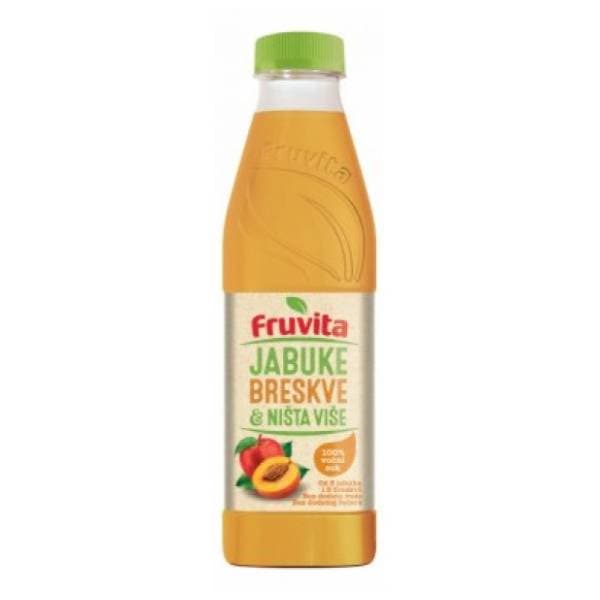 Voćni sok FRUVITA breskva, jabuka i ništa više 750ml 0
