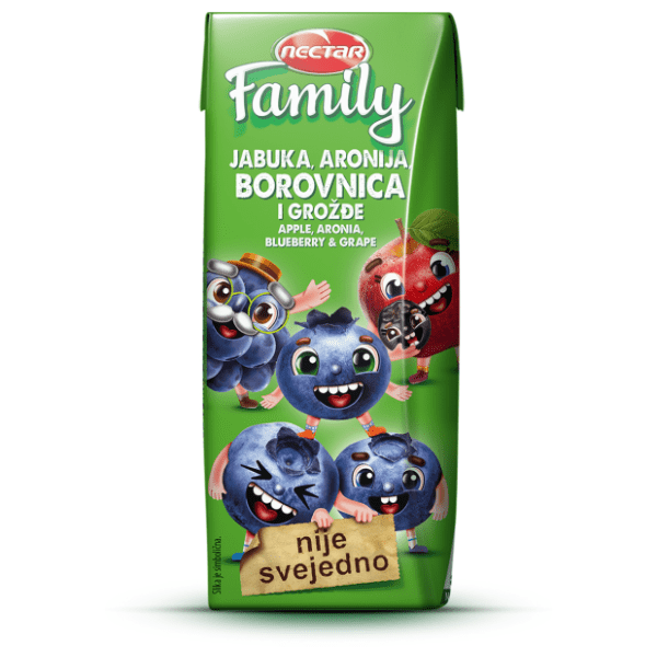 Voćni sok NECTAR Family borovnica 200ml 0