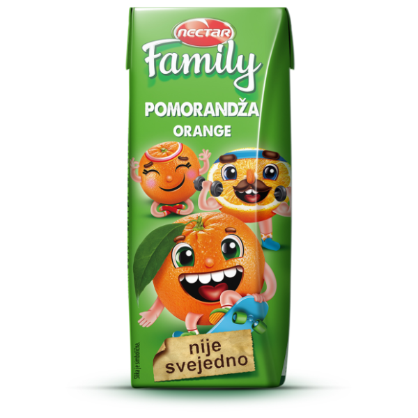 Voćni sok NECTAR family pomorandža 200ml 0