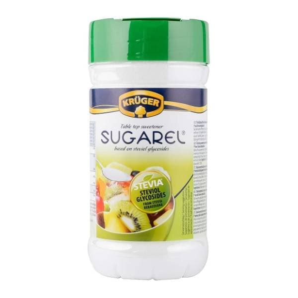 Zaslađivač KRUGER Sugarel sa steviom u prahu 75g 0