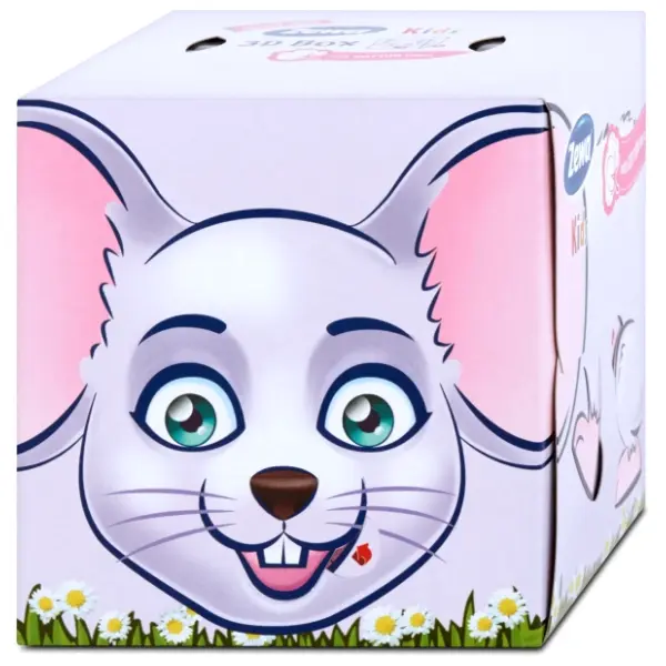 Papirne maramice ZEWA kids 3D zoo box kutija 3sloja 60kom 0