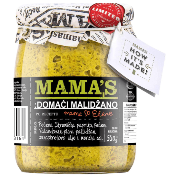 MAMA’S ajvar malidžano zelena paprika 550g 0