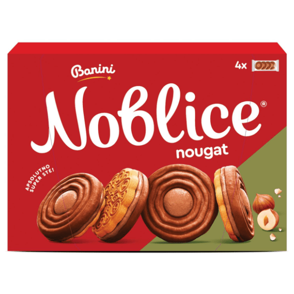 Biskvit BANINI Noblice nougat 222g 0