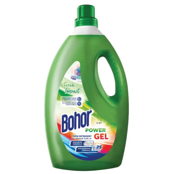 BOHOR Power gel tečni deterdžent za veš 25 pranja (1,5l) 0