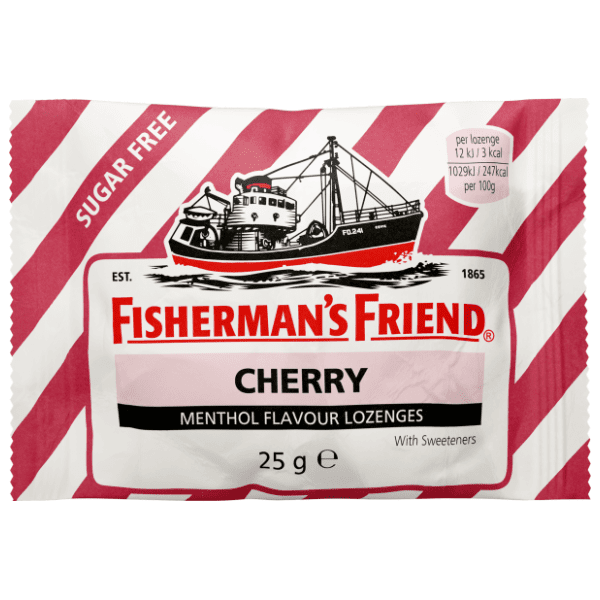 Bombone FISHERMAN'S FRIEND Cherry 25g 0