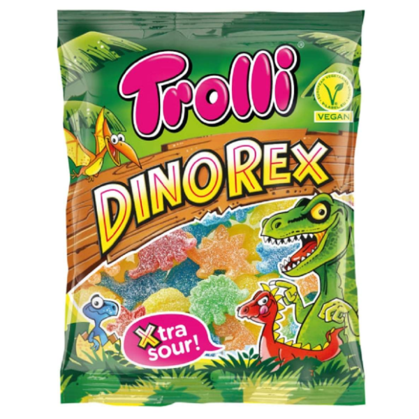 Gumene bombone TROLLI Dinorex 100g 0
