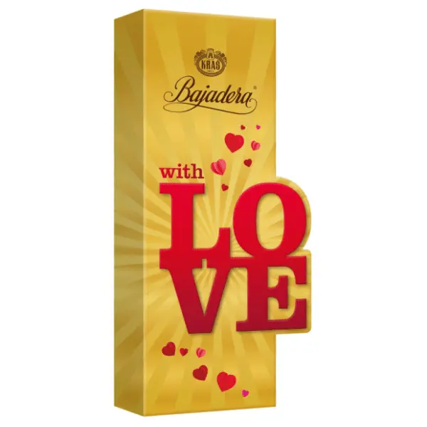 Bombonjera KRAŠ Bajadera Love 87g 0