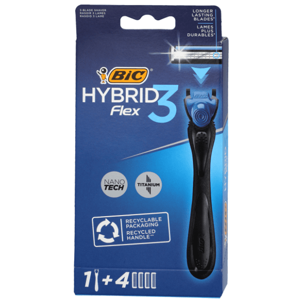 Brijač BIC Flex 3 hybrid ručica + 4 dopune 0