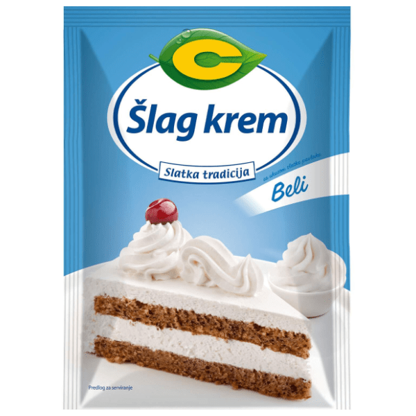 Šlag krem beli slatka pavlaka C 75g 0