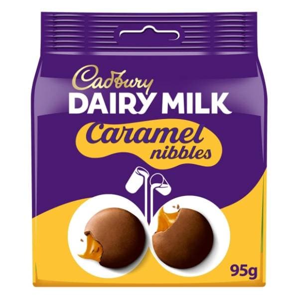 CADBURY Dairy milk caramel nibbles 95g 0