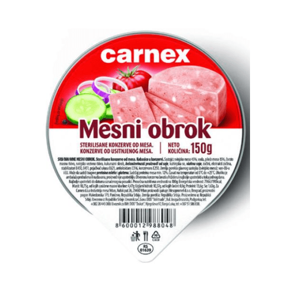 CARNEX Mesni obrok 150g 0