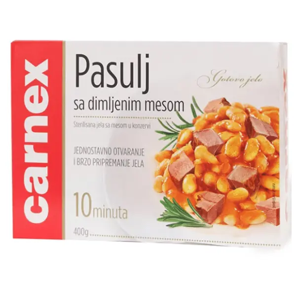 CARNEX Pasulj sa dimljenim mesom 400g 0