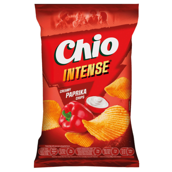 Čips CHIO intense creamy paprika 130g 0