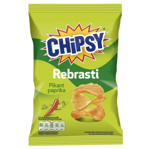 Čips CHIPSY pikant paprika 60g 0