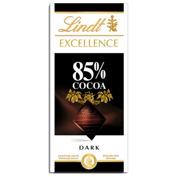 LINDT crna čokolada Excellence dark 85% cacao 100g 0