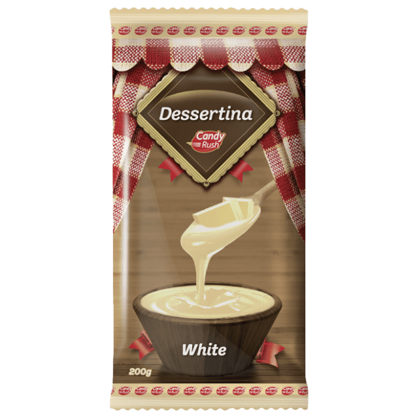 Čokolada za kuvanje CANDY RUSH Dessertina bela 200g 0
