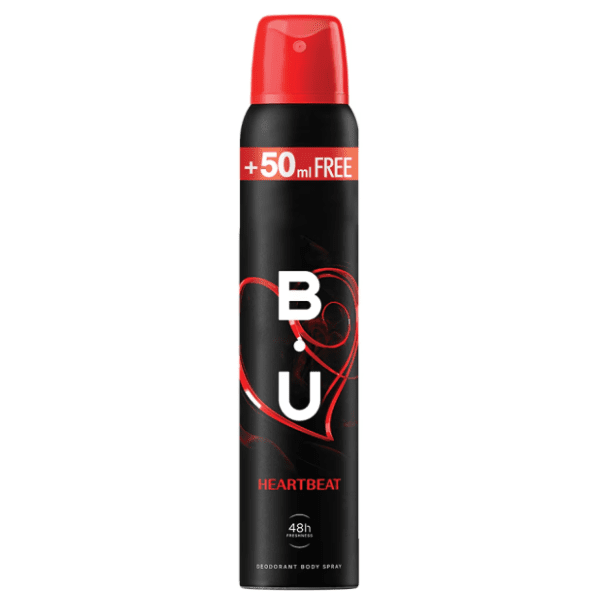 Dezodorans B.U. Heartbeat 150ml + 50ml gratis 0