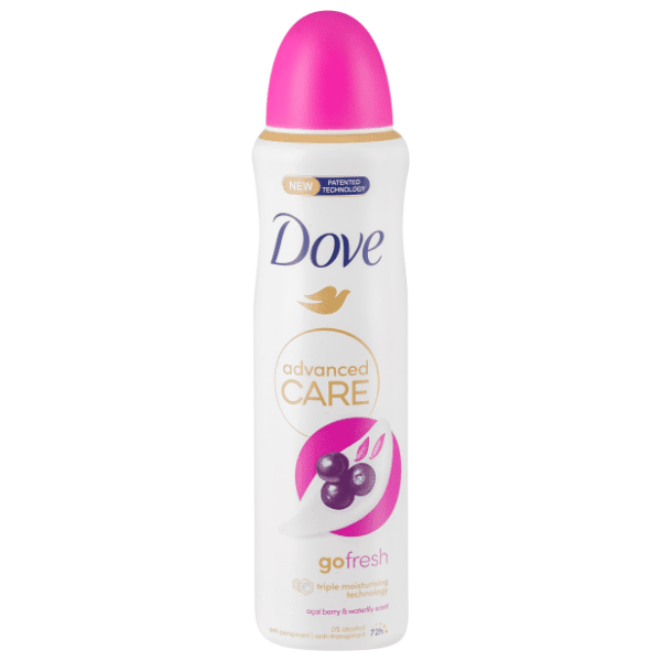 Dezodorans DOVE Acai berry & waterlily scent 150ml 0