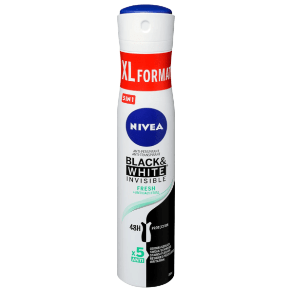 Dezodorans NIVEA Black & white invisible fresh XL 200ml 0