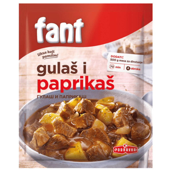 Dodatak PODRAVKA za gulaš i paprikaš 65g 0