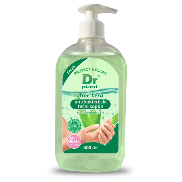 DR. PLANT aloe vera antibakterijski tečni sapun 500ml 0
