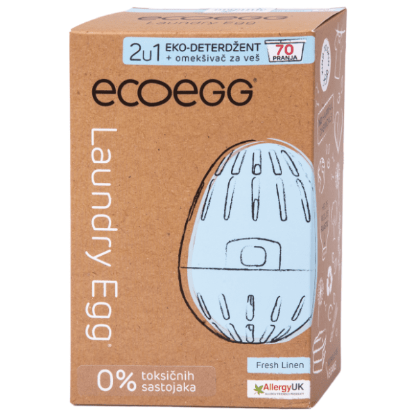 ECOEGG 2u1 Deterdžent i omekšivač za veš miris svežine 70 pranja 1kom 0