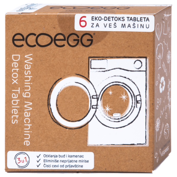 ECOEGG Detox tablete za čišćenje veš mašine 6kom 0