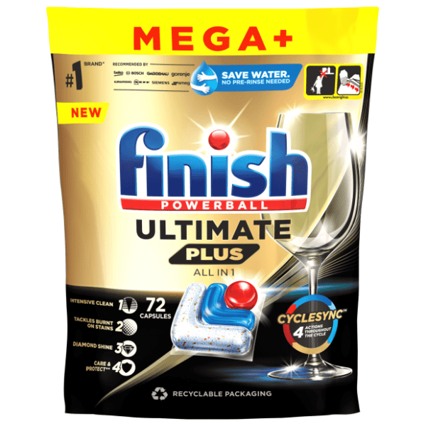 Tablete FINISH Ultimate plus mega 72kom 0