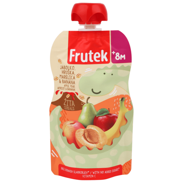 FRUTEK Kašica kajsija i žitarice 100g 0