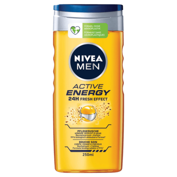 Gel za tuširanje NIVEA Men active energy 250ml 0