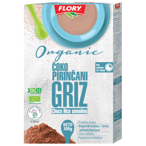 FLORY Organic čoko pirinčani griz 300g 0