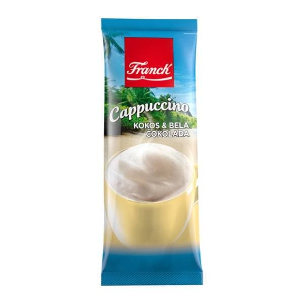 Intant kafa FRANCK Cappuccino kokos bela čokolada 18,5g 0