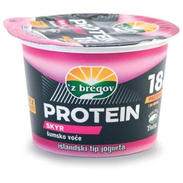 Jogurt skyr Z'BREGOV protein Šumsko voće 200g 0