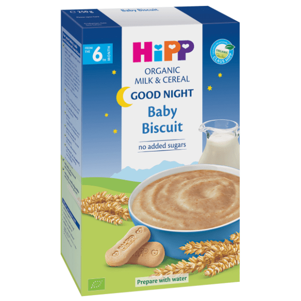 HIPP Mlečna kaša sa keksom za laku noć 250g 0