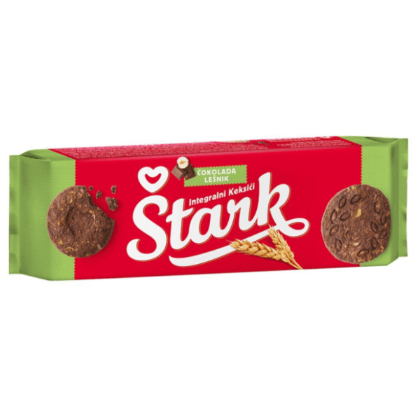 ŠTARK integralni keksići čokolada i lešnik 150g 0