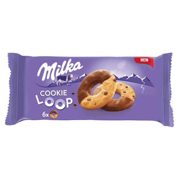 Keks MILKA Cookie loop 132g 0