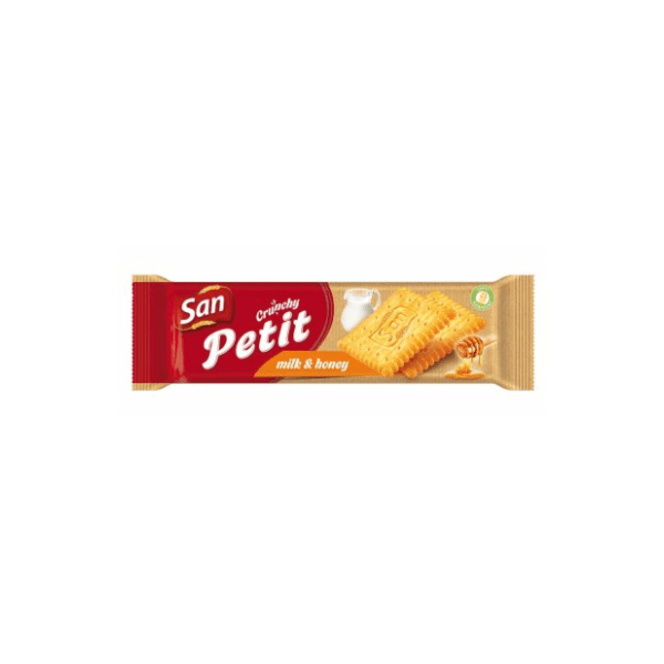 Keks SAN Petit crunchy milk & honey 144g 0