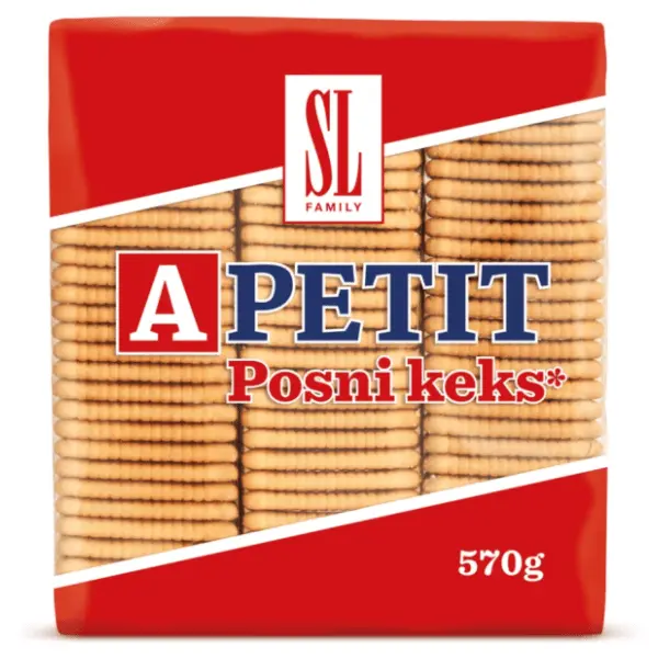 SWISSLION Apetit posni keks classic 570g 0
