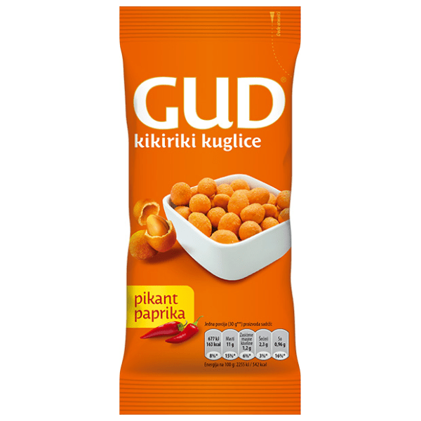 Kikiriki GUD kuglice paprika 40g 0