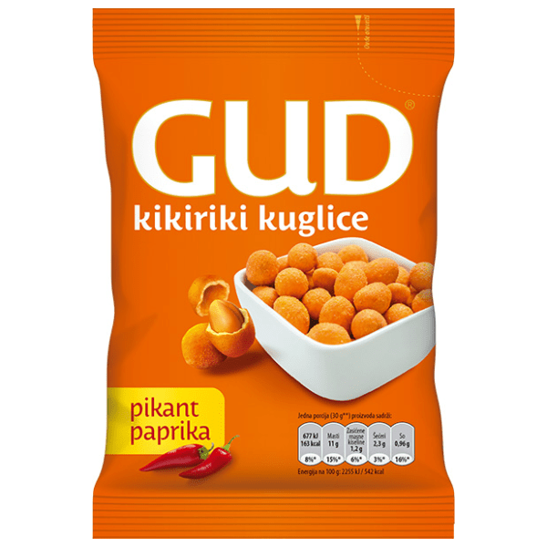 Kikiriki GUD kuglice paprika 95g 0