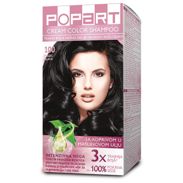 STILL Popart kolor šampon 100 magično crna 0
