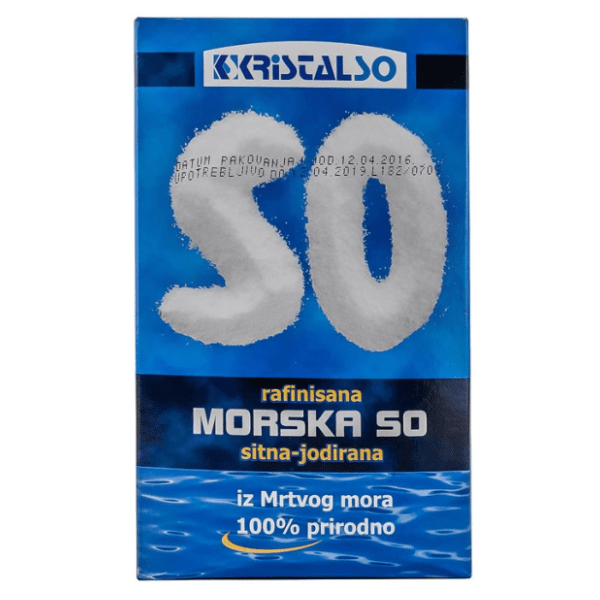 Morska so KRISTAL SO jodirana 1kg 0