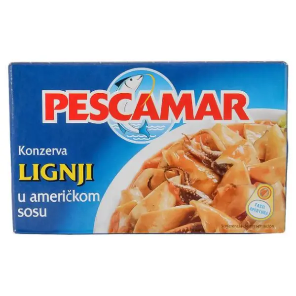 PESCAMAR lignje u američkom sosu 111g 0