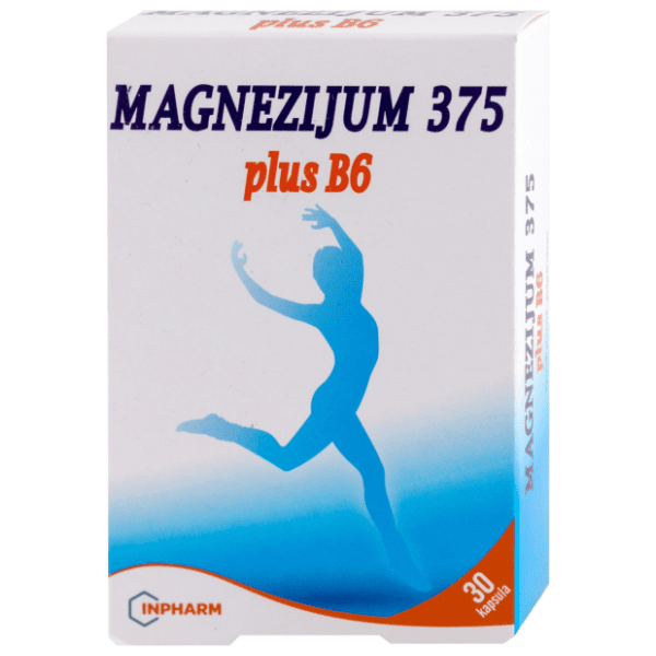 MAGNEZIJUM 375 Plus B6 Inpharm 30kom 0