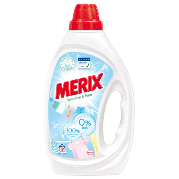 MERIX Liquid Sensitive & pure tečni deterdžent 19 pranja (855ml) 0