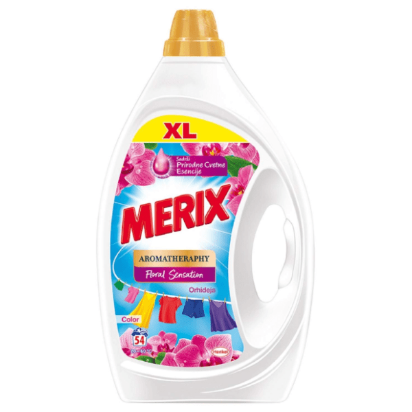 MERIX orhideja tečni deterdžent 54 pranja XL (2,43l) 0