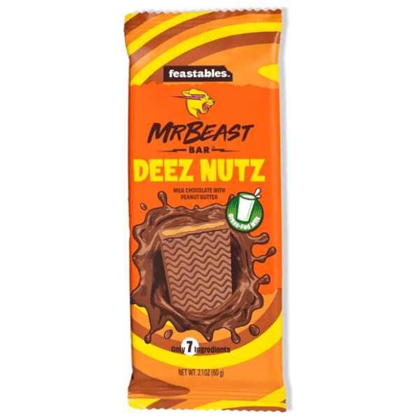 MR BEAST Deez Nutz čokoladni bar 60g 0
