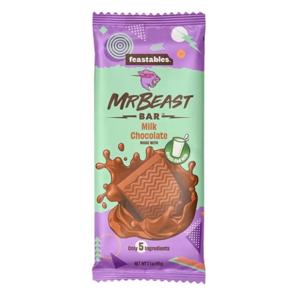 MR BEAST Milk Chocolate čokoladni bar 60g 0